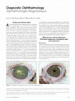 Research paper thumbnail of Diagnostic Ophthalmology. Corneal lesion in a cat