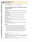 Research paper thumbnail of Towards elucidating the effects of purified MWCNTs on human lung epithelial cells