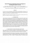 Research paper thumbnail of <title>Optical performance monitoring and network diagnosis in reconfigurable optical networks</title>