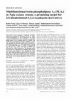 Research paper thumbnail of Multifunctional toxin phospholipase A2 (PLA2) in Naja oxiana venom, a promising target for 2,5-disubstituted-1,3,4-oxadiazole derivatives