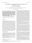 Research paper thumbnail of The compositional organization and the expression of the Arabidopsis genome