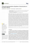 Research paper thumbnail of A Decade-Long Quantitative–Qualitative Characterization of 18 Lemon Cultivars