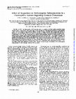 Research paper thumbnail of Effect of magnesium on methanogenic subpopulations in a thermophilic acetate-degrading granular consortium