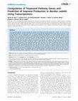 Research paper thumbnail of Coregulation of Terpenoid Pathway Genes and Prediction of Isoprene Production in Bacillus subtilis Using Transcriptomics