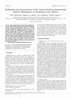 Research paper thumbnail of Purification and characterization of the 3‐chloro‐4‐hydroxy‐phenylacetate reductive dehalogenase of Desulfitobacterium hafniense