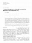 Research paper thumbnail of A Tsunami Ball Approach to Storm Surge and Inundation: Application to Hurricane Katrina, 2005