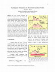 Research paper thumbnail of Earthquake Simulation by Restricted Random Walks