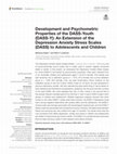 Research paper thumbnail of Development and Psychometric Properties of the DASS-Youth (DASS-Y): An Extension of the Depression Anxiety Stress Scales (DASS) to Adolescents and Children