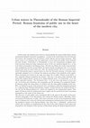 Research paper thumbnail of ABSTRACT: G. Aristodemou, Urban waters in Thessaloniki of the Roman Imperial Period. Roman fountains of public use in the heart of the modern city.