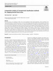 Research paper thumbnail of Comparative analysis of unsupervised classification methods for mapping burned forest areas