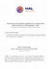 Research paper thumbnail of Assessment of inoculation methods for screening black alder resistance to Phytophthora ×alni