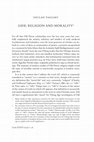 Research paper thumbnail of Declan Taggart Siðr, Religion and Morality