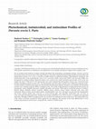 Research paper thumbnail of Phytochemical, Antimicrobial, and Antioxidant Profiles of <i>Duranta erecta</i> L. Parts