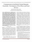 Research paper thumbnail of Communication in the British Colonial Bamenda Grassfields: Development of Post Offices and Postal Services