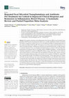 Research paper thumbnail of Repeated Fecal Microbial Transplantations and Antibiotic Pre-Treatment Are Linked to Improved Clinical Response and Remission in Inflammatory Bowel Disease: A Systematic Review and Pooled Proportion Meta-Analysis