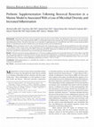 Research paper thumbnail of Prebiotic Supplementation Following Ileocecal Resection in a Murine Model is Associated With a Loss of Microbial Diversity and Increased Inflammation