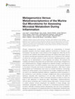 Research paper thumbnail of Metagenomics Versus Metatranscriptomics of the Murine Gut Microbiome for Assessing Microbial Metabolism During Inflammation