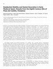 Research paper thumbnail of Residential Mobility and Dental Decoration in Early Medieval Spain: Results from the Eighth Century Site of Plaza del Castillo, Pamplona