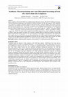 Research paper thumbnail of Synthesis, Characterization and Anti-Microbial Screening of Iron (II) And Cobalt (II) Complexes