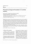 Research paper thumbnail of Potential Serological Biomarkers of Cerebral Malaria