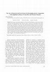 Research paper thumbnail of The role of historical and local factors in determining species composition of the highland avifauna of Costa Rica and Western Panamá