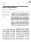 Research paper thumbnail of Allometry of reaching and contact structures in Kukulcania hibernalis (Araneae: Filistatidae)