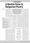 Research paper thumbnail of A Muslim Voice in Bulgarian Poetry