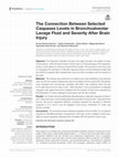 Research paper thumbnail of The Connection Between Selected Caspases Levels in Bronchoalveolar Lavage Fluid and Severity After Brain Injury