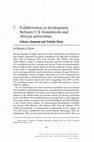 Research paper thumbnail of Collaboration in development between U.S. foundations and African universities