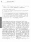 Research paper thumbnail of Dendritic cell density and activation status in human breast cancer – CD1a, CMRF-44, CMRF-56 and CD-83 expression