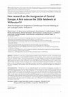 Research paper thumbnail of New research on the Aurignacian of Central Europe: A first note on the 2006 fieldwork at Willendorf II