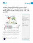 Research paper thumbnail of Global pattern, trend, and cross-country inequality of early musculoskeletal disorders from 1990 to 2019, with projection from 2020 to 2050