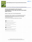 Research paper thumbnail of Sensory characteristics and consumer acceptance fruit juice containing probioitcs beads in Thailand