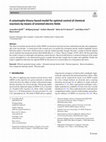 Research paper thumbnail of A catastrophe theory-based model for optimal control of chemical reactions by means of oriented electric fields