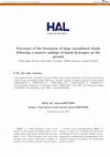 Research paper thumbnail of Processes of the formation of large unconfined clouds following a massive spillage of liquid hydrogen on the ground