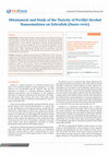 Research paper thumbnail of Obtainment and Study of the Toxicity of Perillyl Alcohol Nanoemulsion on Zebrafish (Danio rerio)