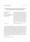 Research paper thumbnail of Anti-inflammatory and anti-nociceptive activities of Fumaria indica whole plant extract in experimental animals