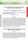 Research paper thumbnail of Algunos Aportes en La Extracción De Vanadio, Níquel y Azufre en Petrocoque