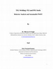 Research paper thumbnail of TIG Welding: P22 and P91 Steels Behavior Analysis and Sustainable PWHT By