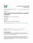 Research paper thumbnail of Freeform Fabrication of Zirconium Diboride Parts Using Selective Laser Sintering