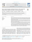 Research paper thumbnail of Age at natural menopause and physical function in older women from Albania, Brazil, Colombia and Canada: A life-course perspective