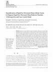 Research paper thumbnail of Quantification of Rapid Eye Movement Sleep without Atonia to Diagnose Rapid Eye Movement Sleep Behavior Disorder: A Retrospective and Case-Control Study