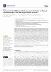 Research paper thumbnail of Neuroprotective Effects of Pulicaria incisa Infusion on Human Neuroblastoma Cells and Hippocampal Neurons