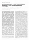 Research paper thumbnail of Altered peptide ligands act as partial agonists by inhibiting phospholipase C activity induced by myasthenogenic T cell epitopes