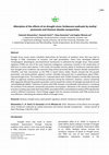 Research paper thumbnail of Alleviation of the effects of on drought stress Verbascum nudicuale by methyl jasmonate and titanium dioxide nanoparticles