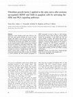 Research paper thumbnail of Fibroblast growth factor 2 applied to the optic nerve after axotomy up-regulates BDNF and TrkB in ganglion cells by activating the ERK and PKA signaling pathways