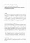 Research paper thumbnail of Ritratti e racconti del corpus GULP Rappresentazioni multimodali di repertori linguistici plurali di immigrati adulti 2