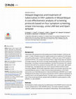 Research paper thumbnail of Delayed diagnosis and treatment of tuberculosis in HIV+ patients in Mozambique: A cost-effectiveness analysis of screening protocols based on four symptom screening, smear microscopy, urine LAM test and Xpert MTB/RIF