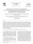 Research paper thumbnail of Determination of rat blood S-d-lactoylglutathione by a column-switching high-performance liquid chromatography with precolumn fluorescence derivatization with 4-fluoro-7-nitro-2,1,3-benzoxadiazole