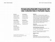 Research paper thumbnail of Constructing scientific arguments with user collected data in nomadic inquiry